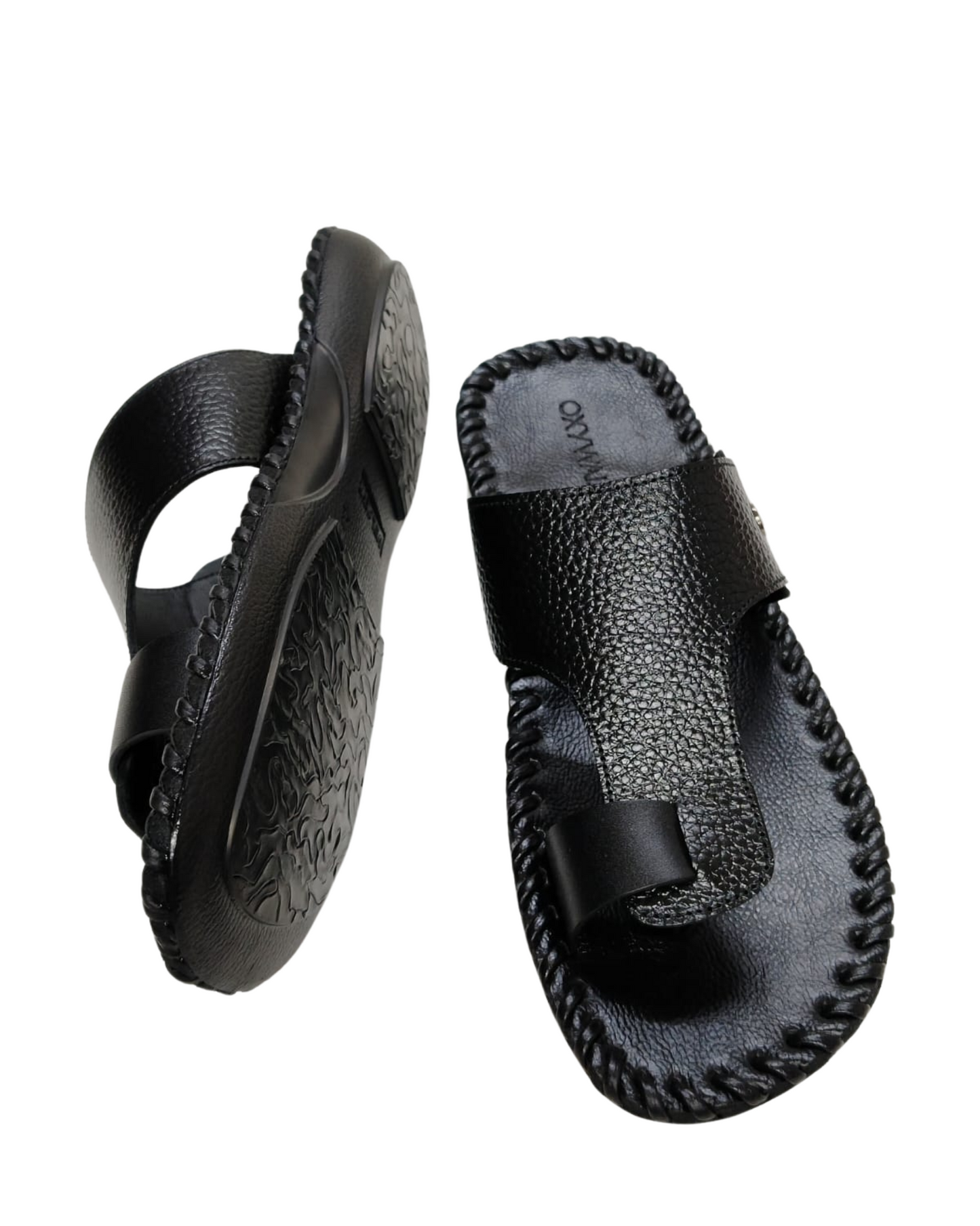 Men Black Thumb Chappal