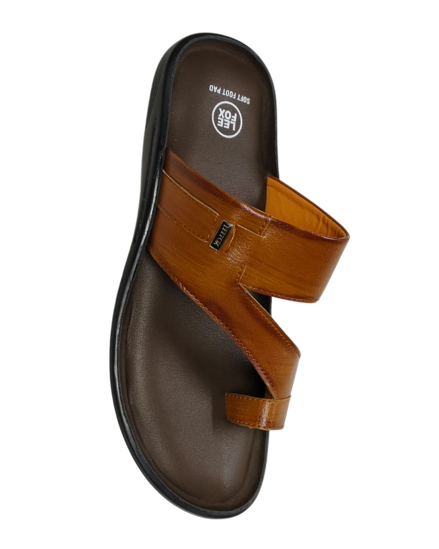 Men Brown Thumb Chappal