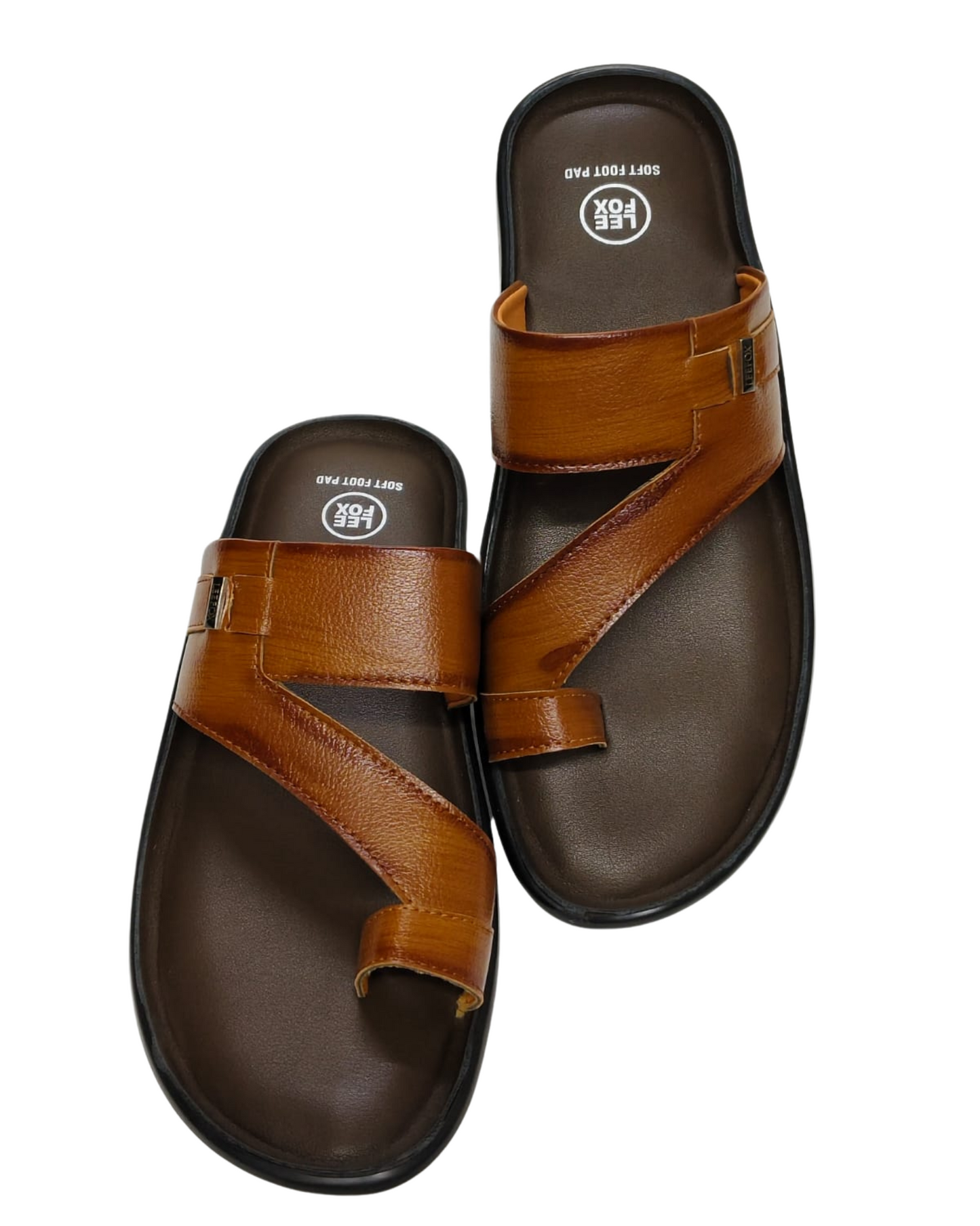 Men Brown Thumb Chappal