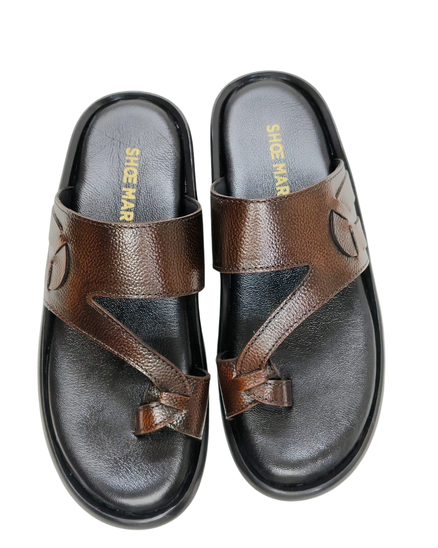 Men Brown Thumb Chappal