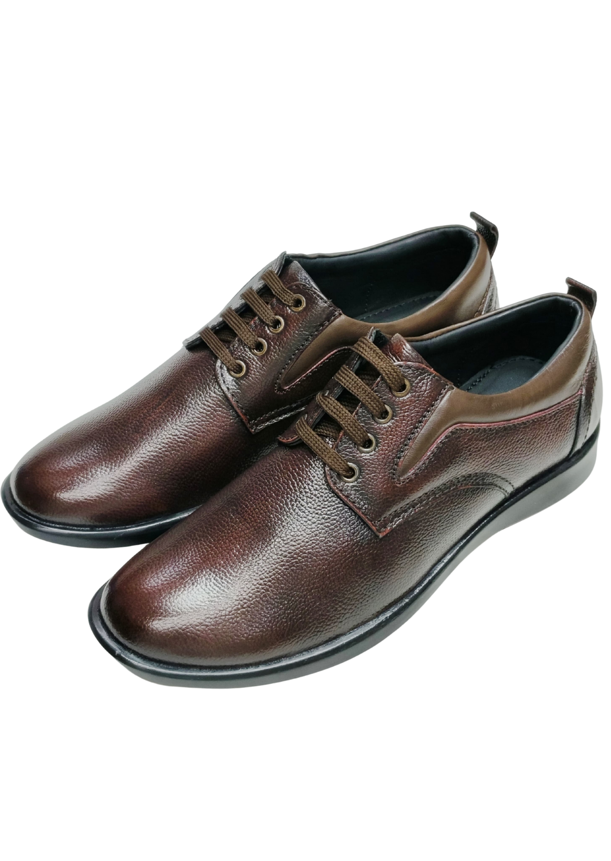 Men Brown Leather Formal Shoes