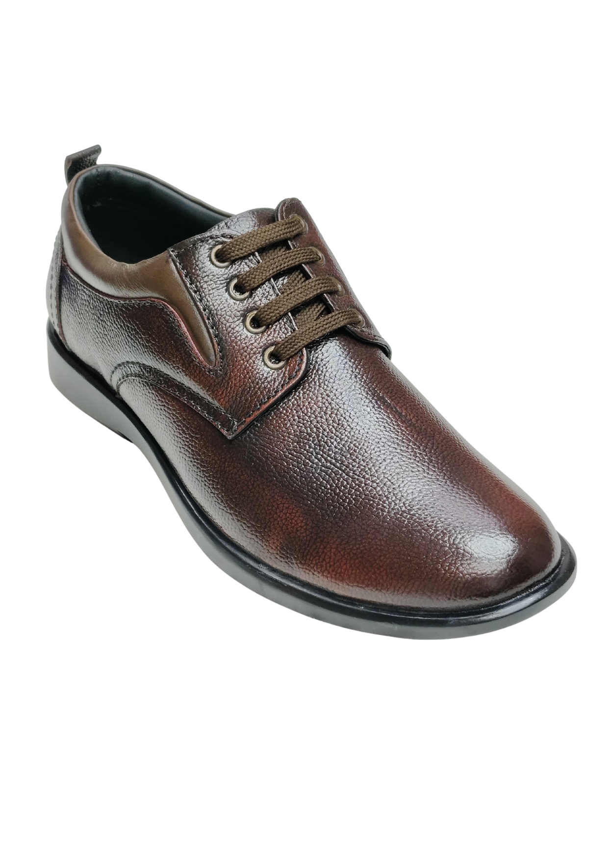 Men Brown Leather Formal Shoes