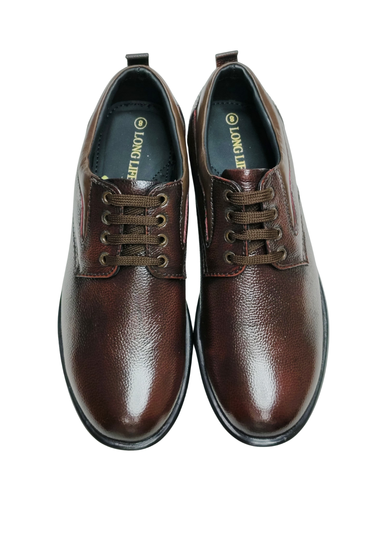 Men Brown Leather Formal Shoes