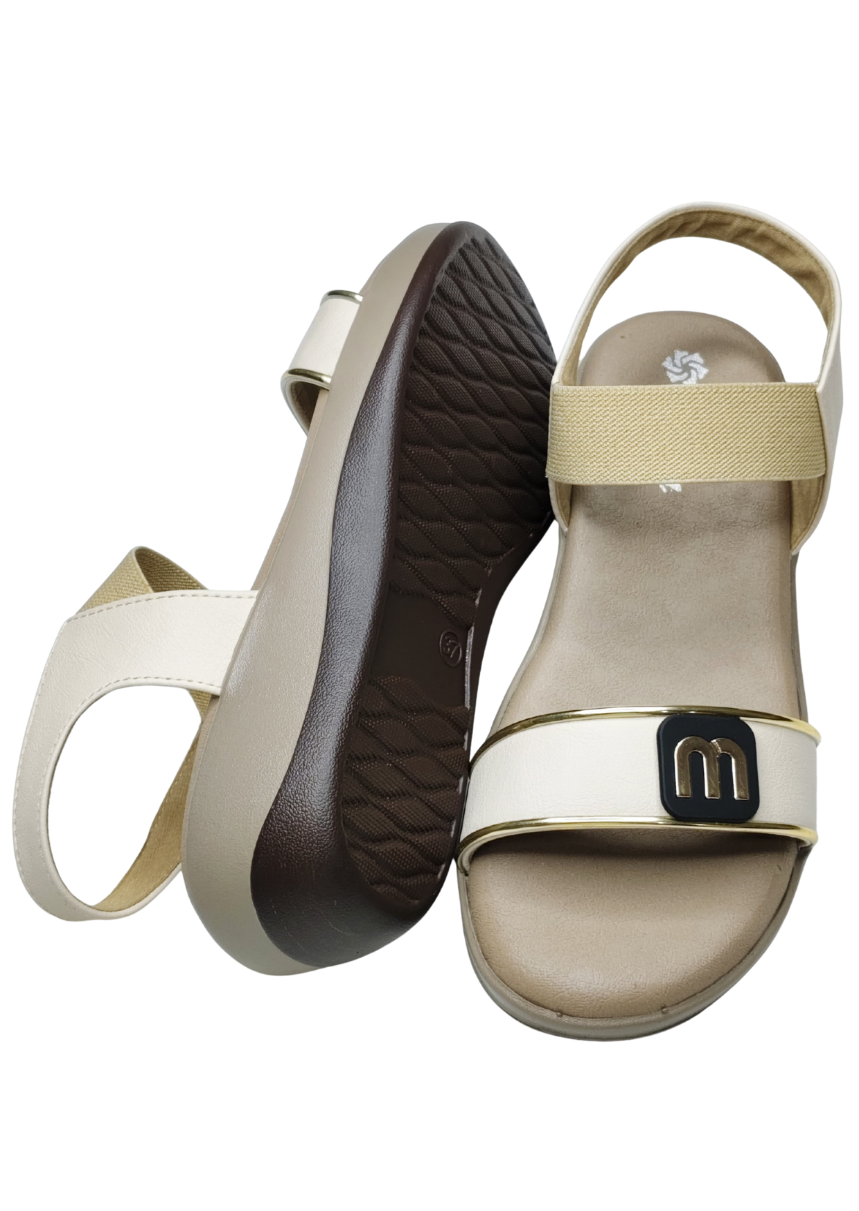 Women Beige Comfort Sandal