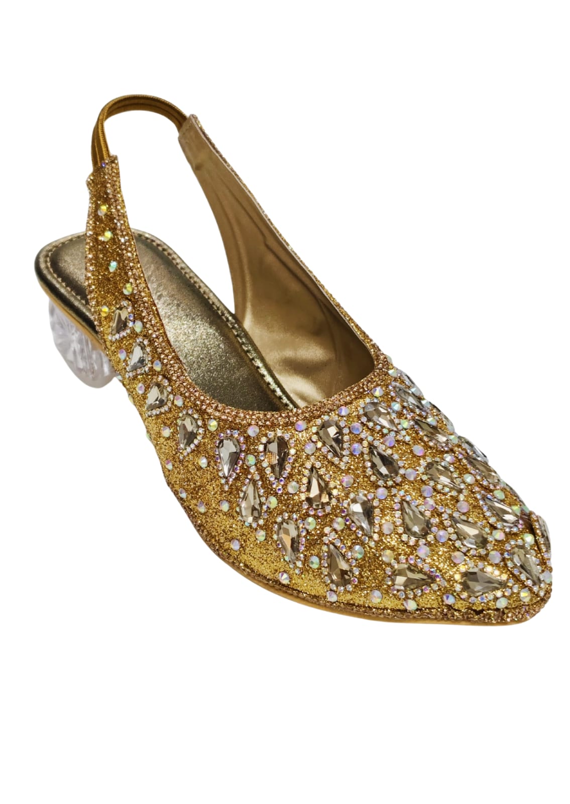 Women Gold Ethnic Balley