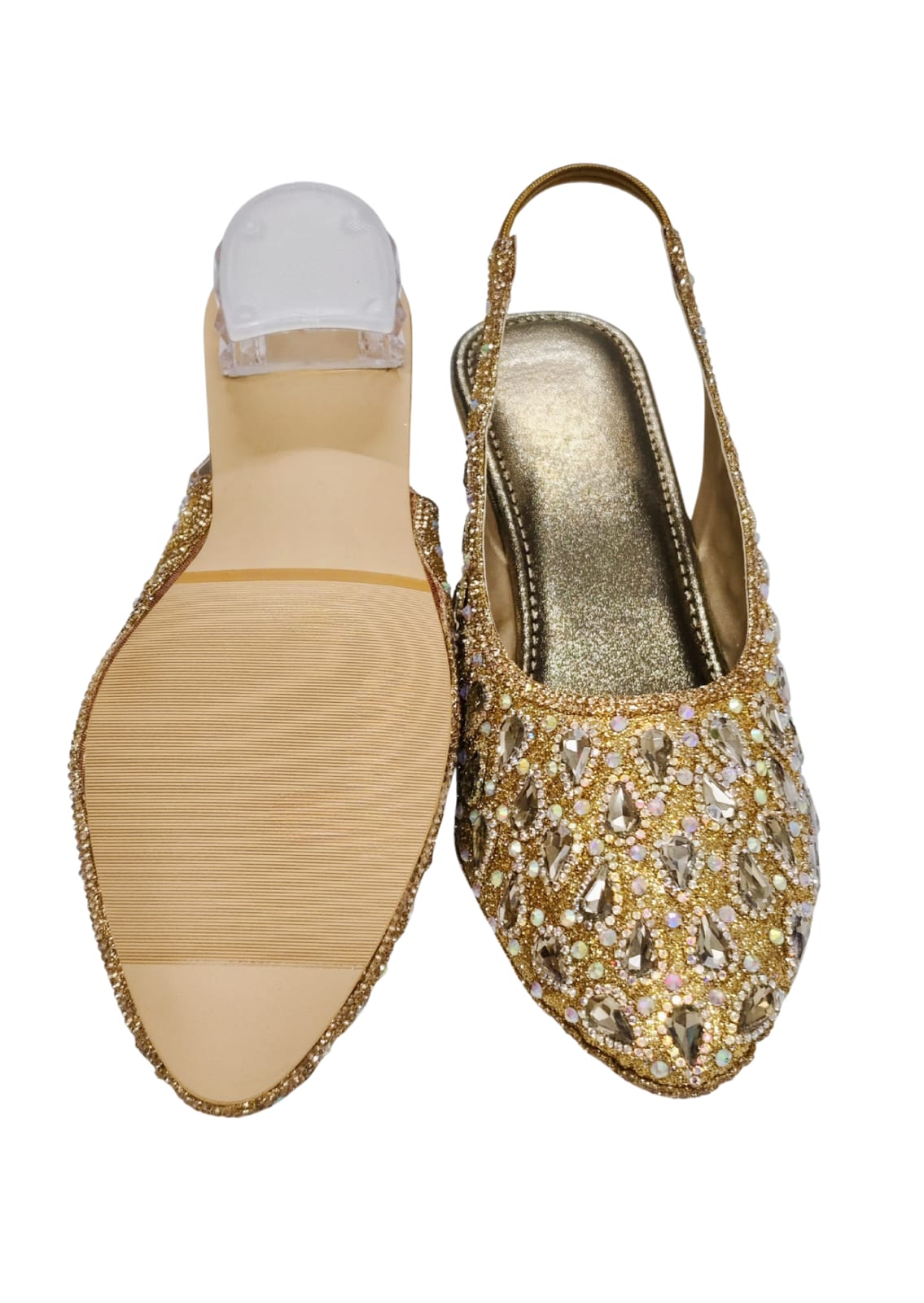 Women Gold Ethnic Balley
