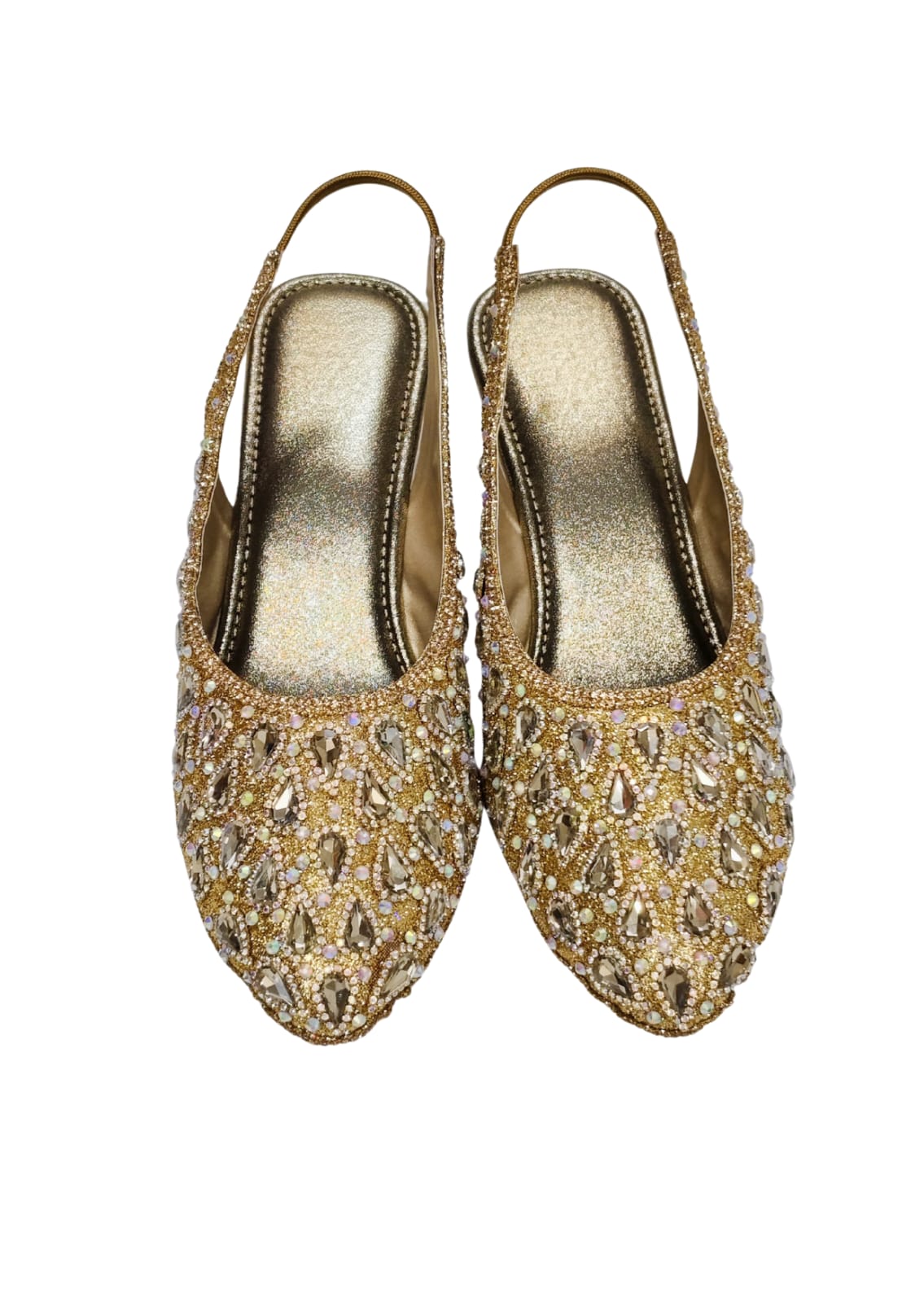 Women Gold Ethnic Balley