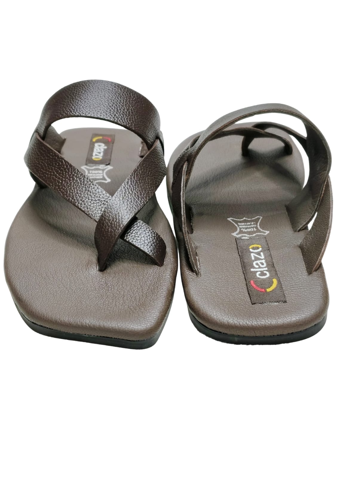 Men Brown Thumb Casual Chappal