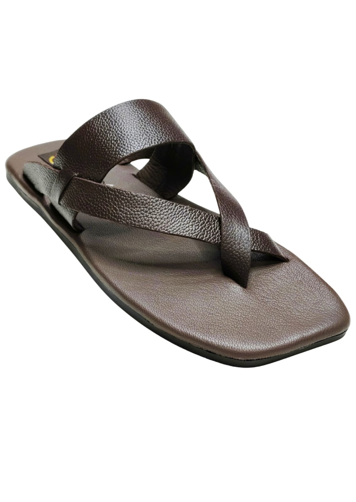 Men Brown Thumb Casual Chappal