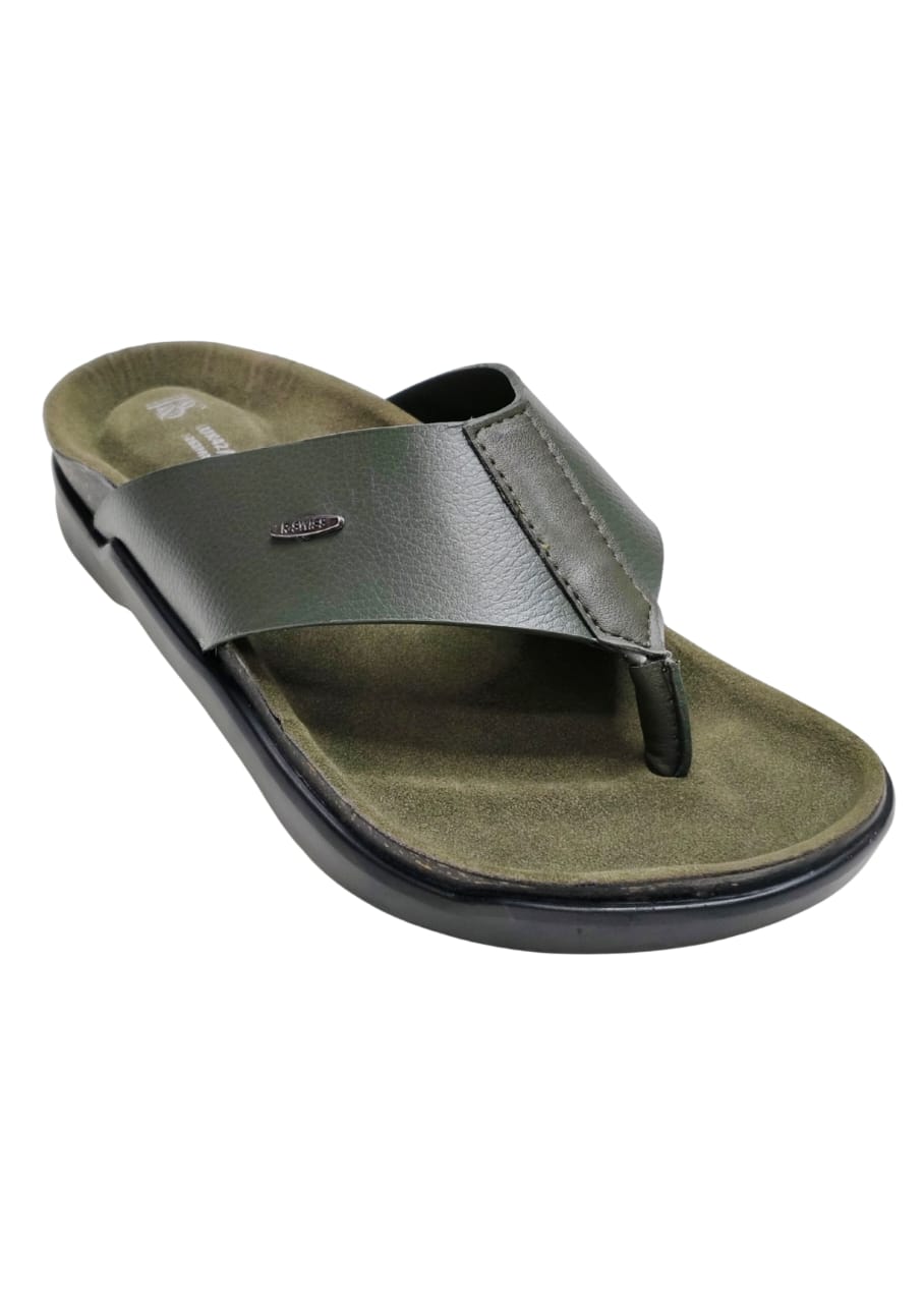 Men Olive Casual Chappal