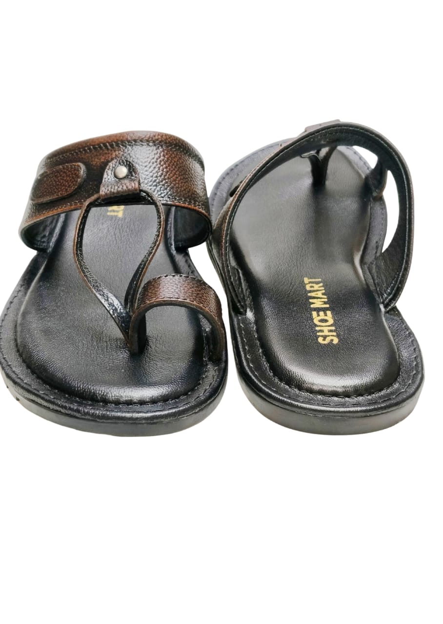 Men Brown Kolhapuri Chappal