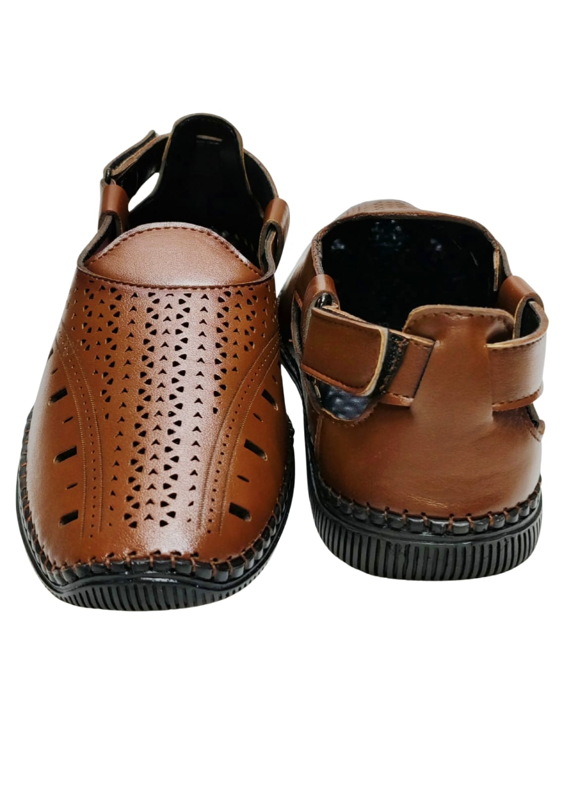 Men Tan Peshawari Shoes