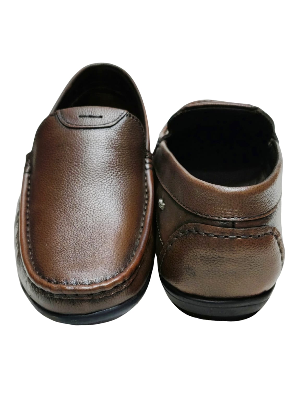 Men Brown Leather Loafers