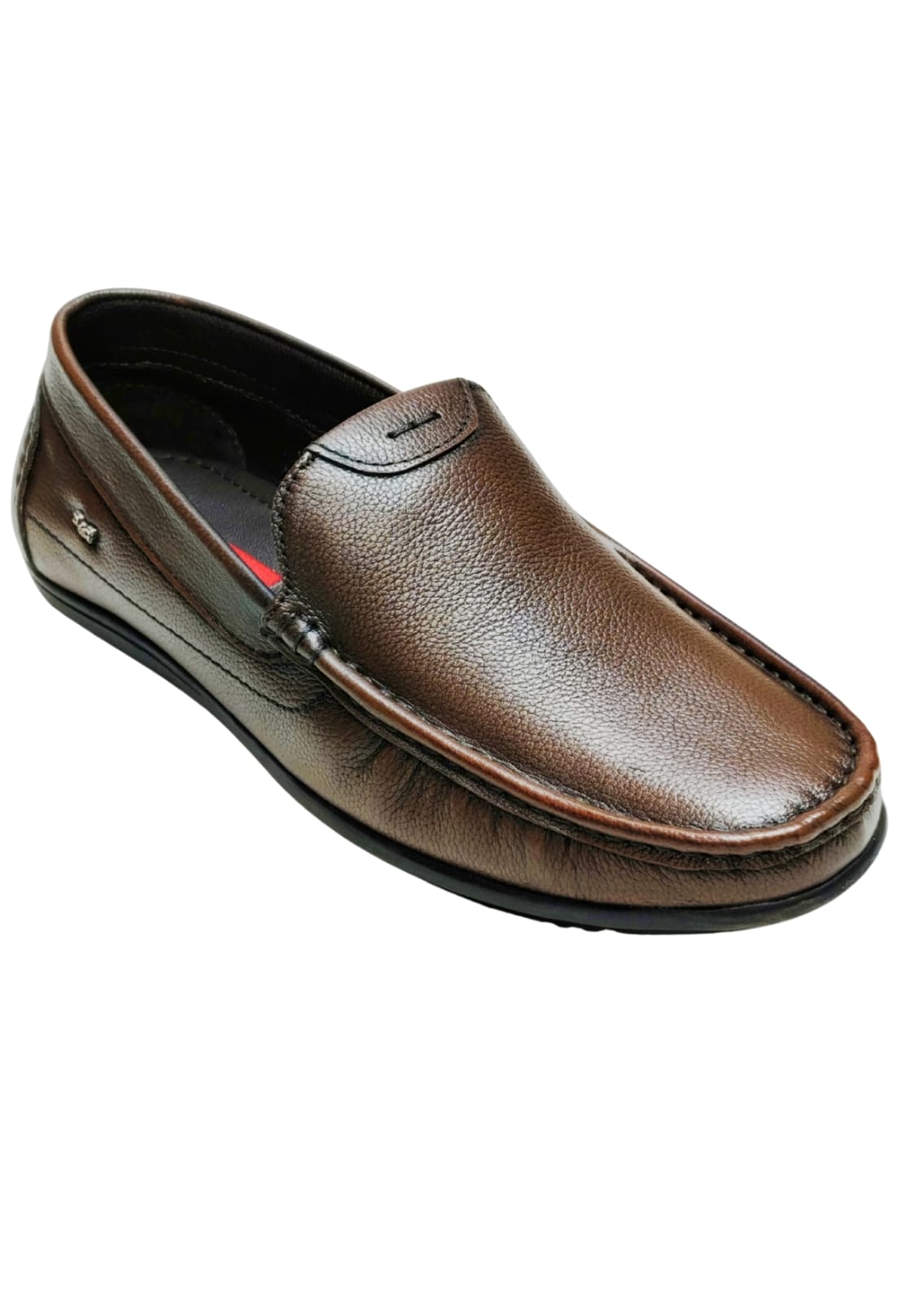 Men Brown Leather Loafers