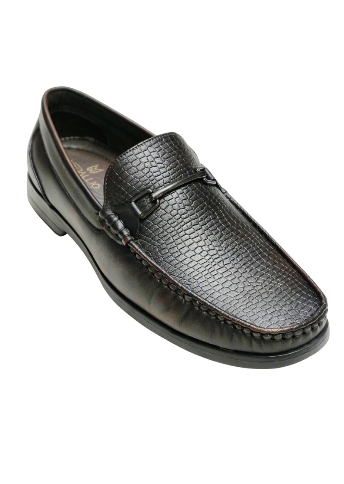 Men Brown Leather Loafers