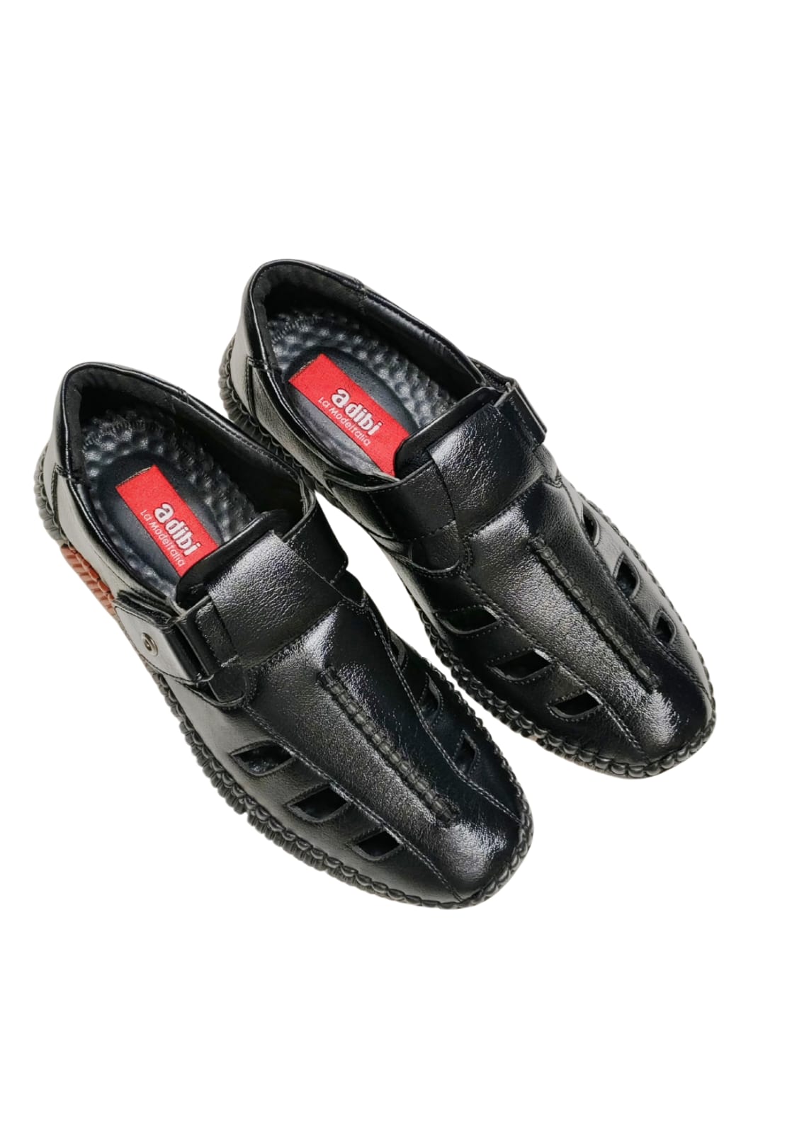 Men Black Shiny Bantoo