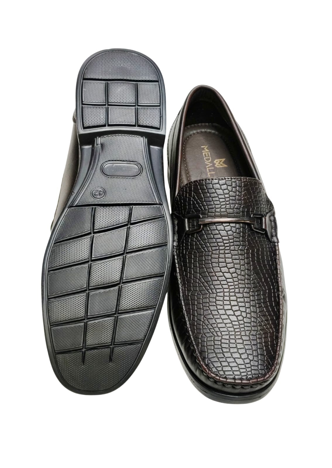 Men Brown Leather Loafers