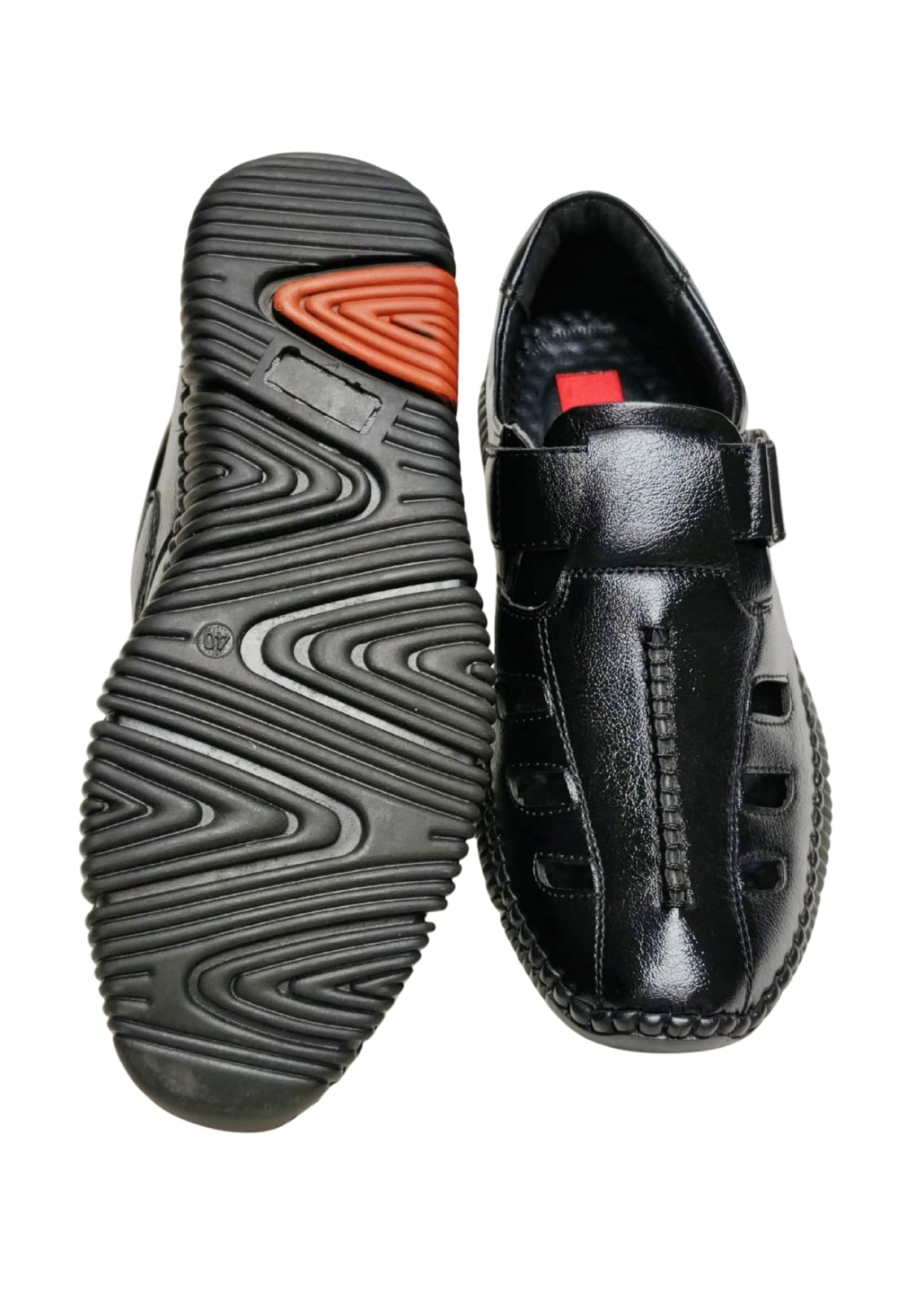 Men Black Shiny Bantoo