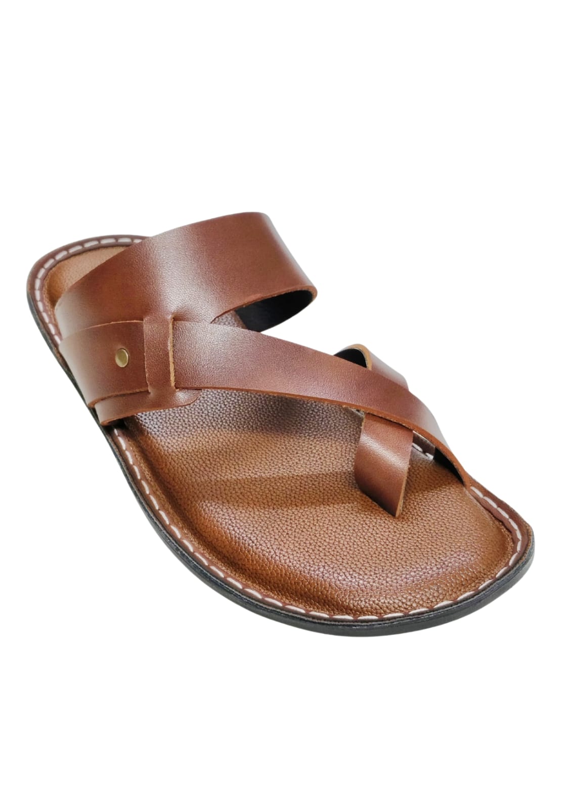 Men Tan Thumb Chappal