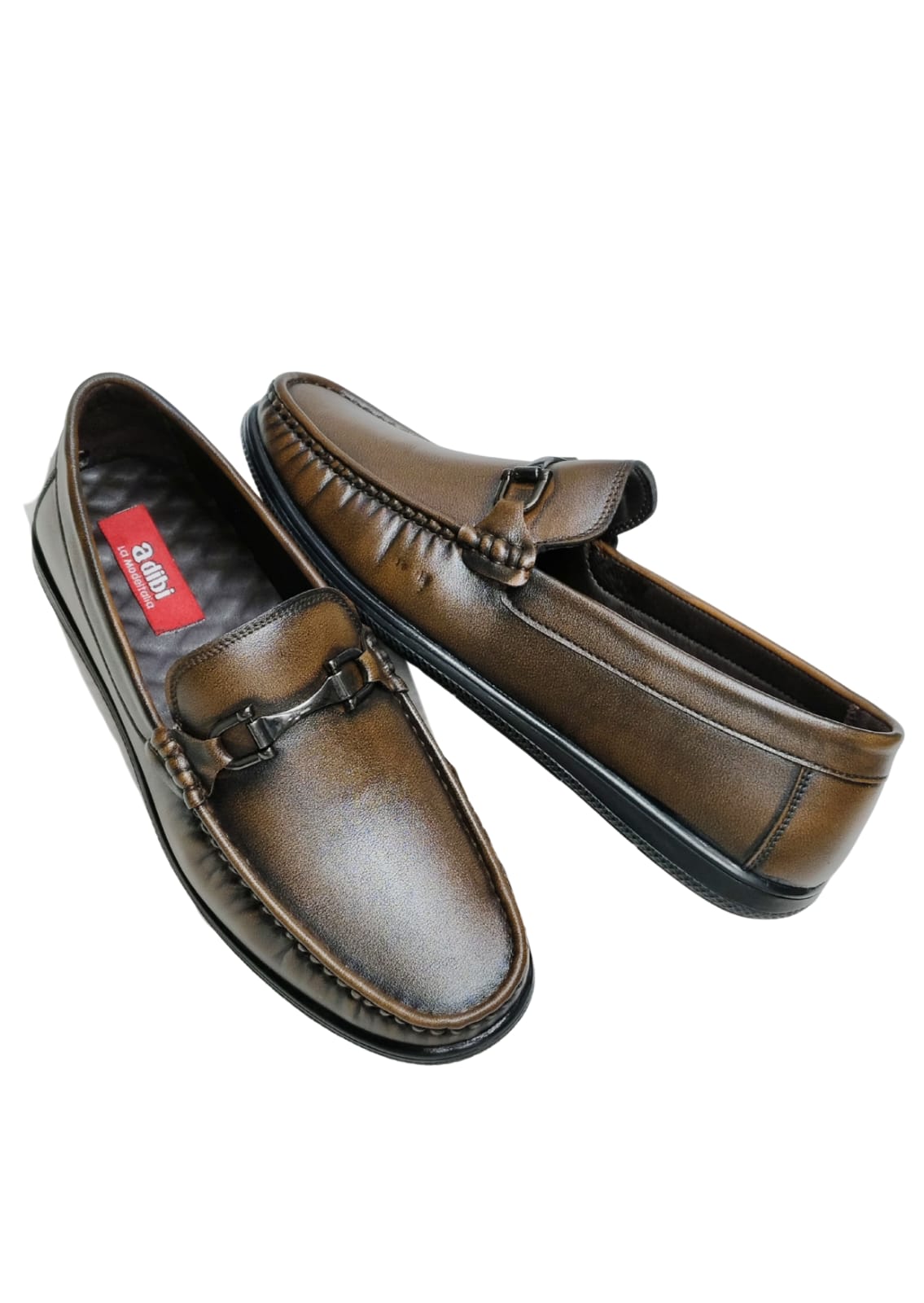 Men Tan Loafers