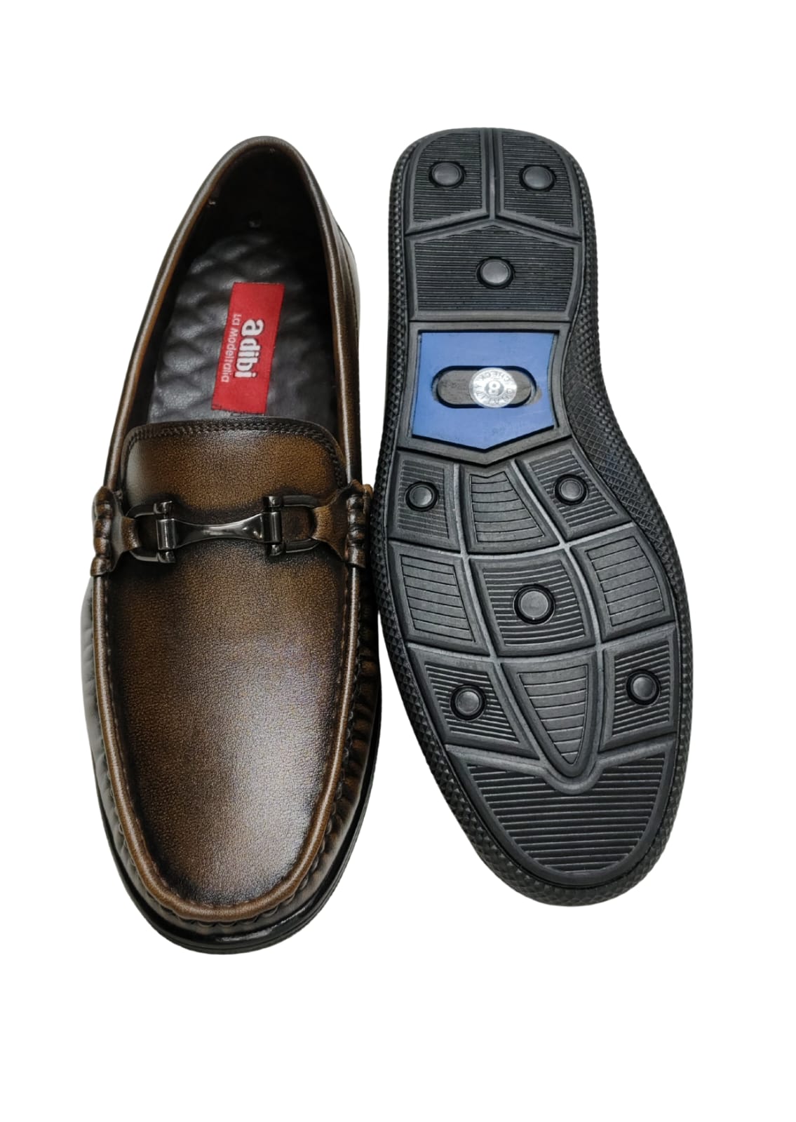 Men Tan Loafers