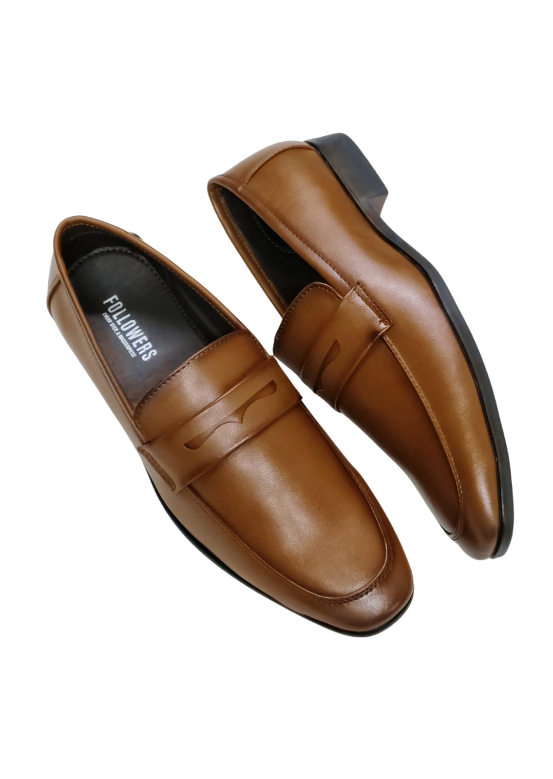 Men Tan Formal Shoes