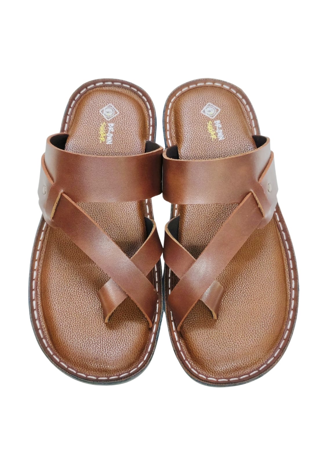 Men Tan Thumb Chappal