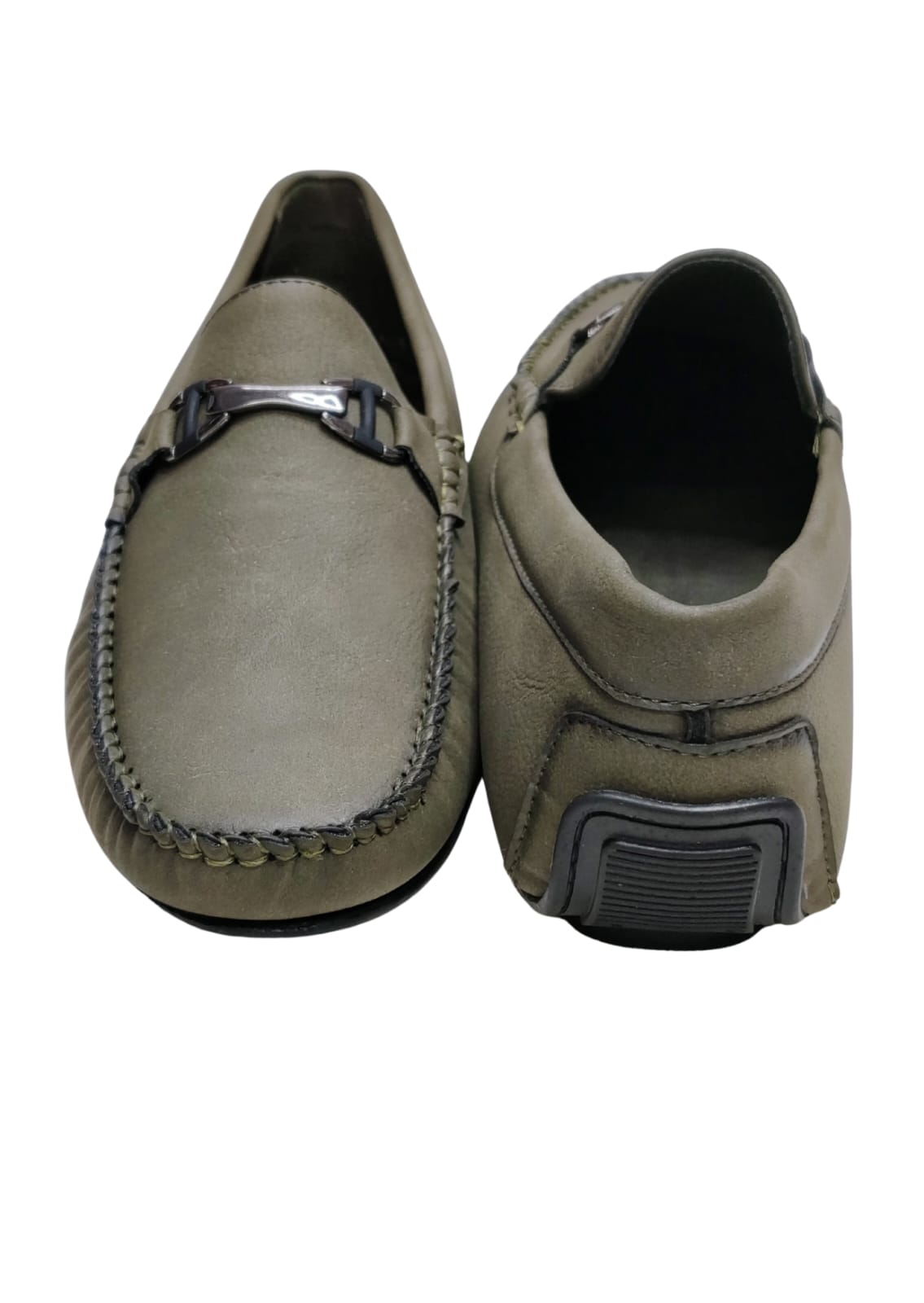 Men Olive Loafers