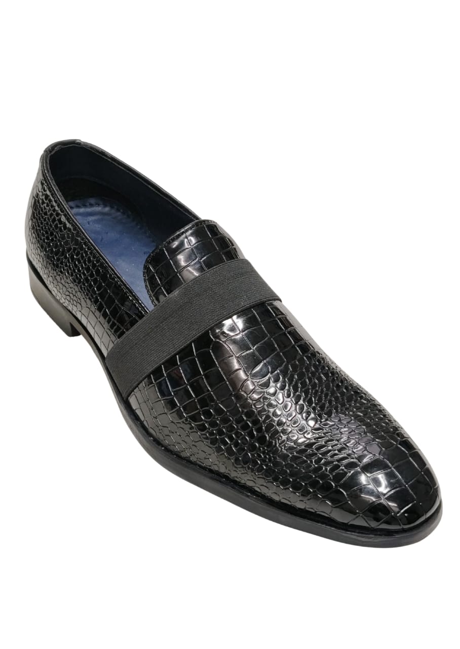 Men Black Shiny Formal Shoes
