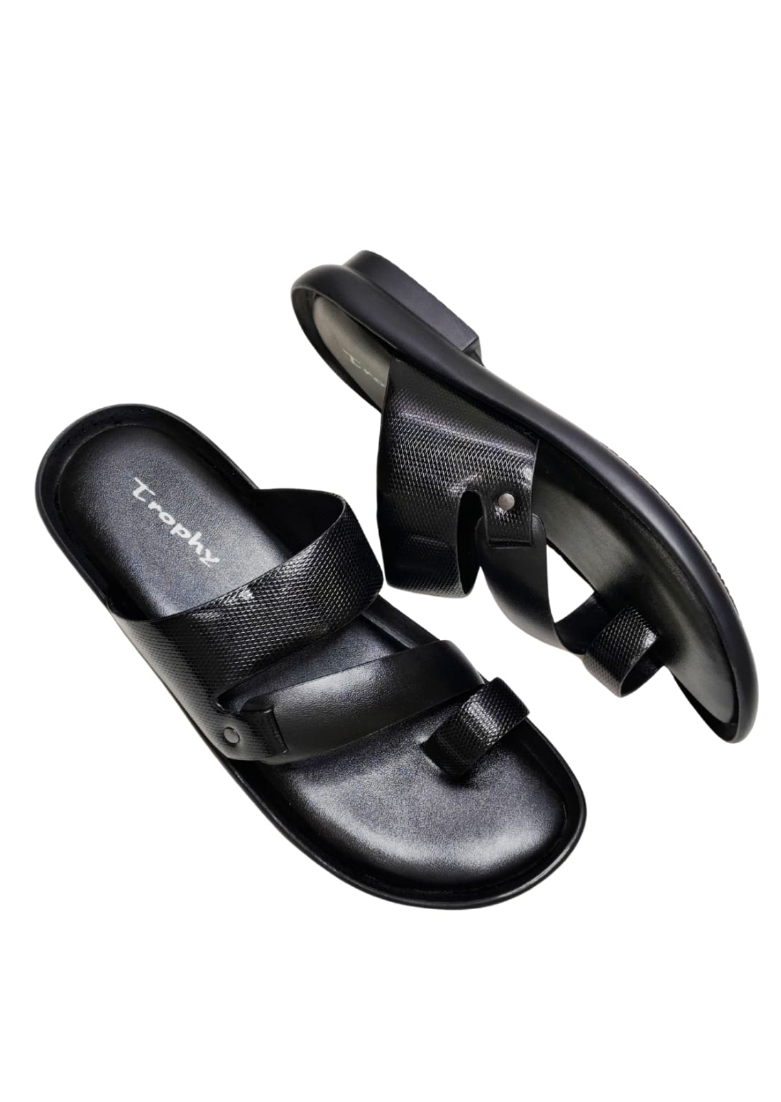 Men Black Thumb Chappal
