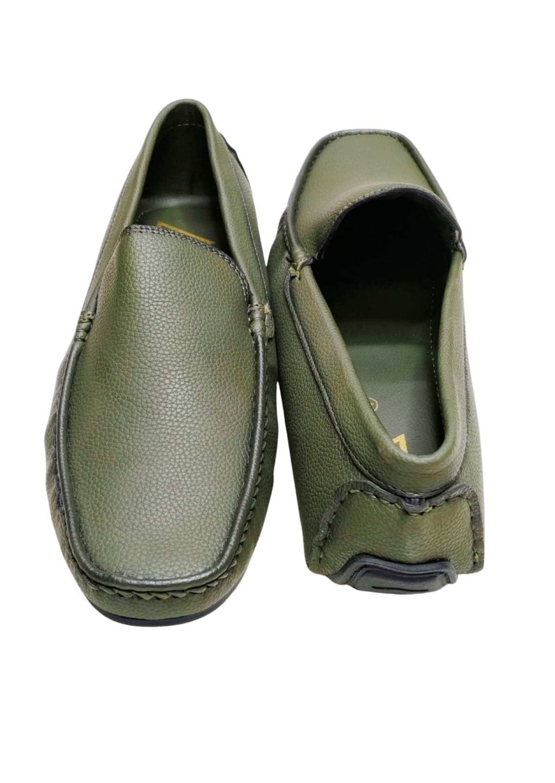 Men Olive Loafers