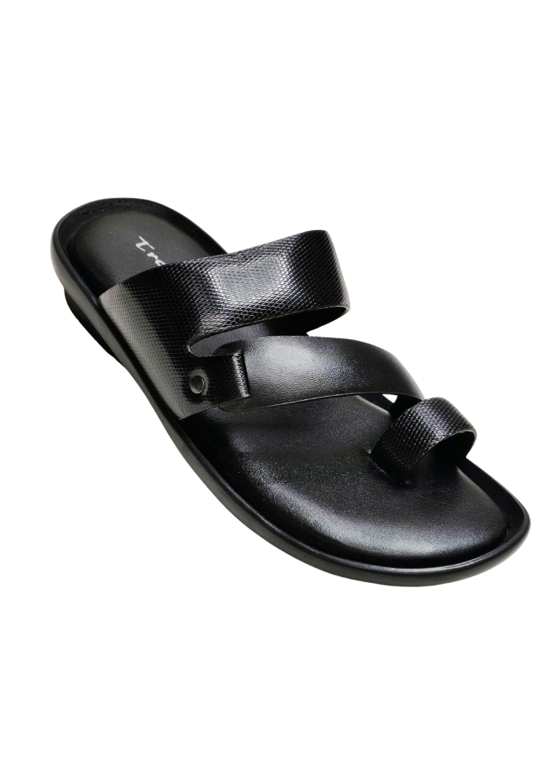 Men Black Thumb Chappal