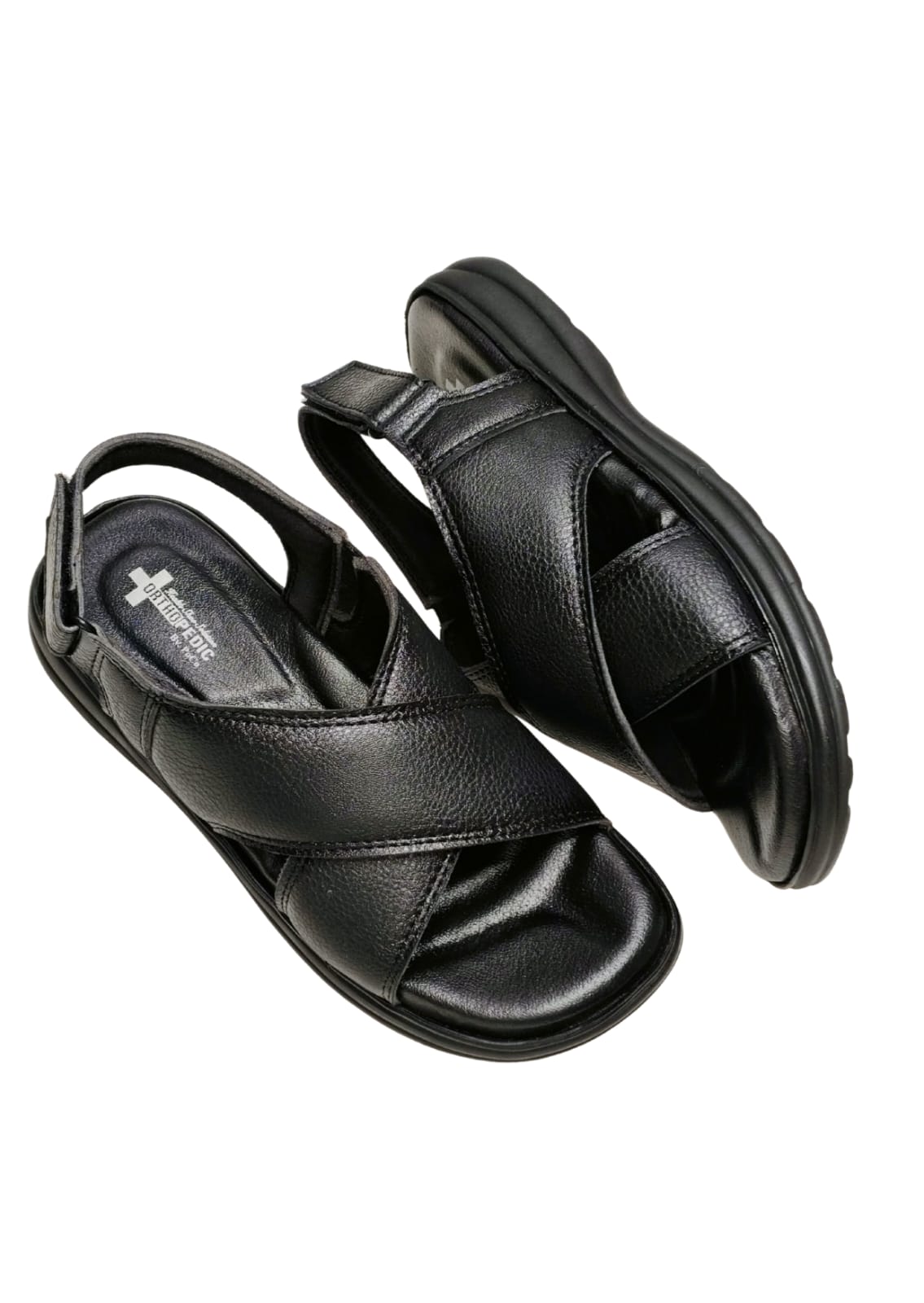 Men Black Comfort Sandle