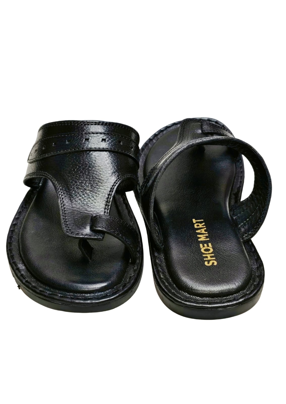 Men Black Thumb Chappal