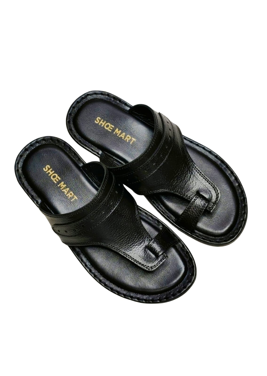 Men Black Thumb Chappal