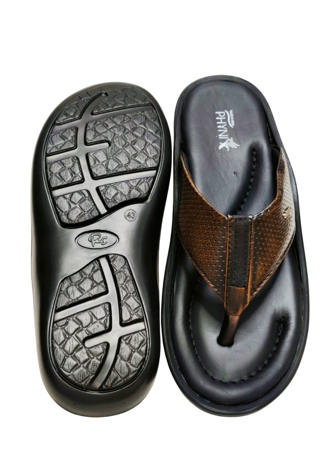 Men Brown Chappal
