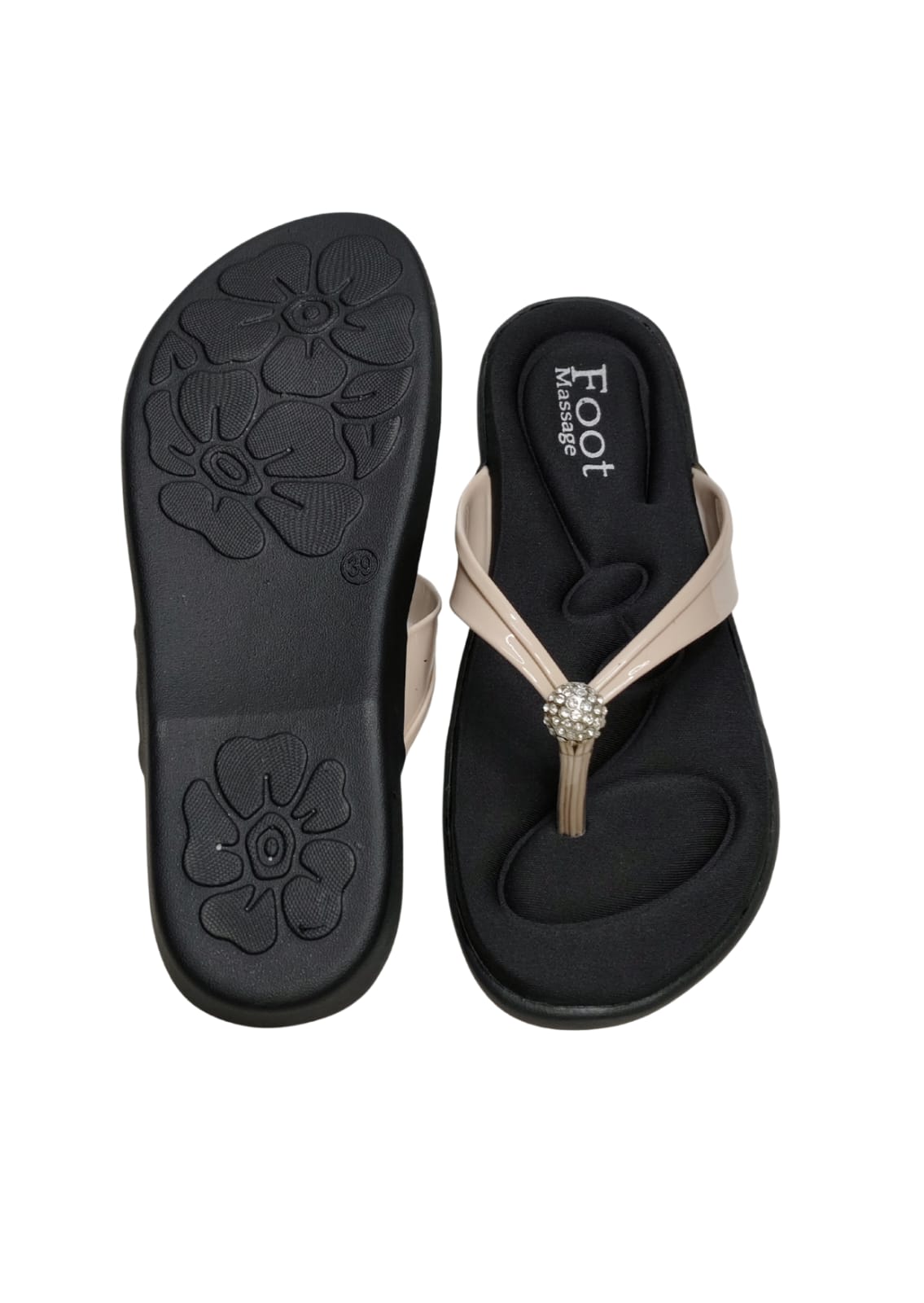 Women Cream Comfort Slip Ons