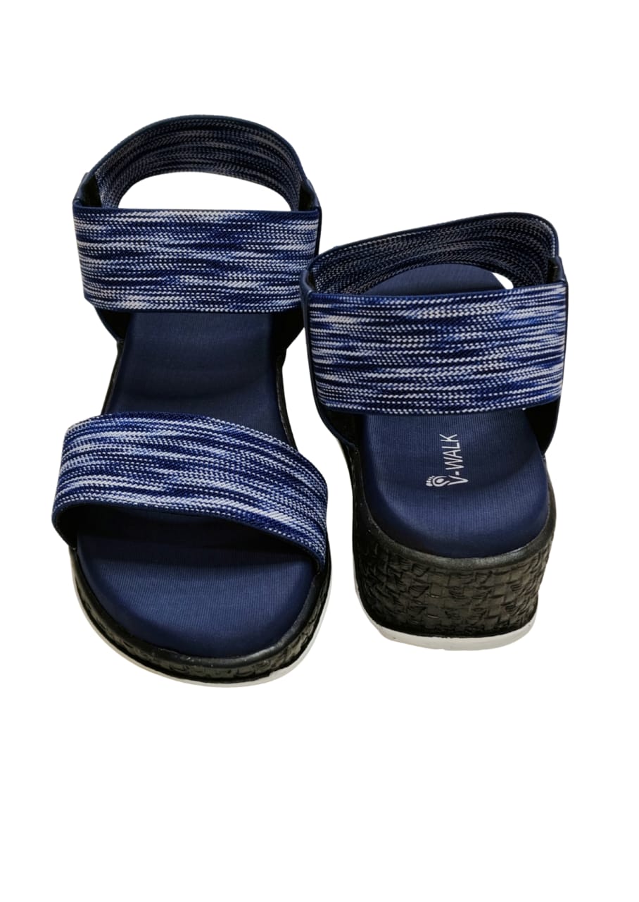 Women Blue Casual Sandal