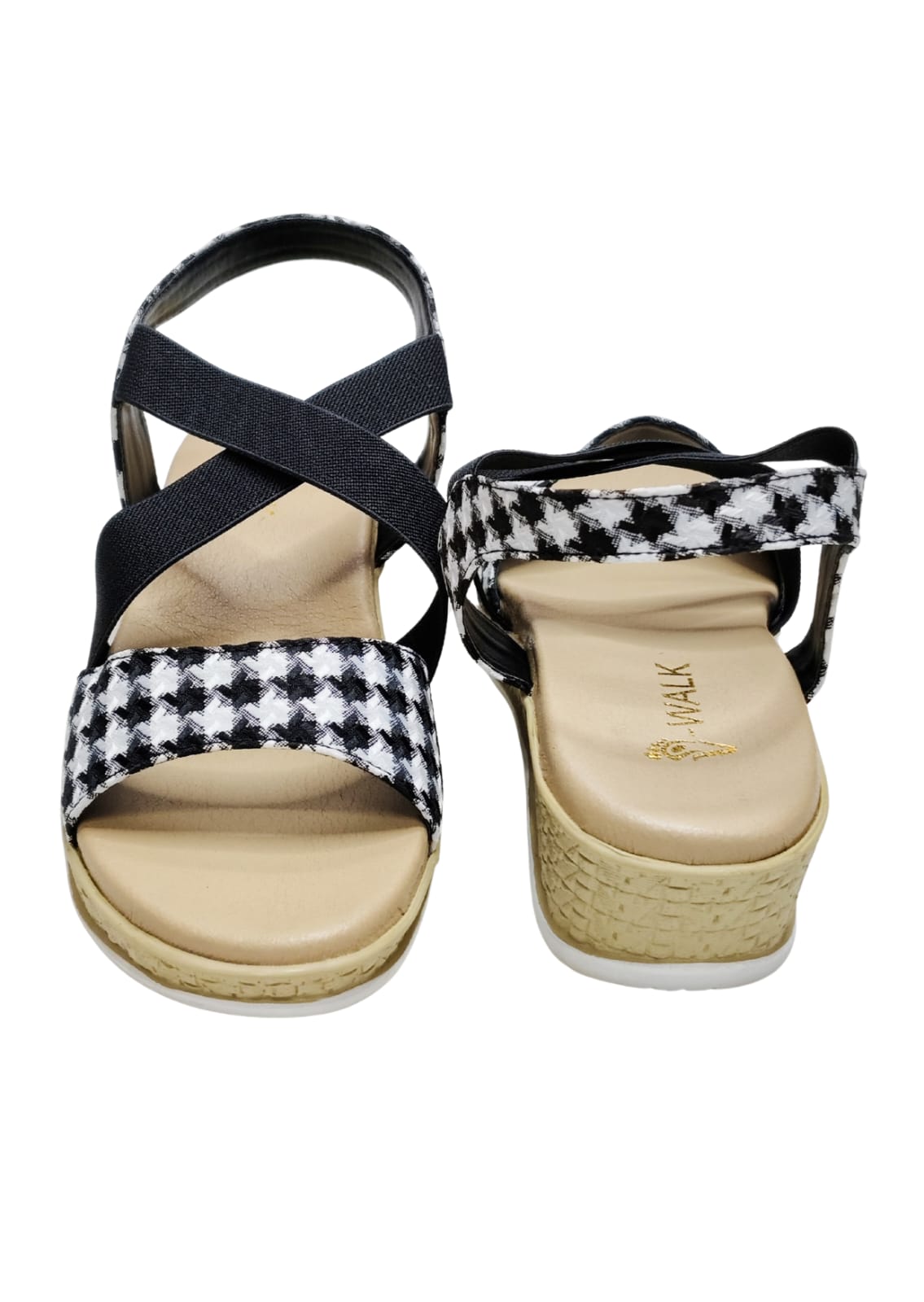 Women Black Platform Heel Sandal