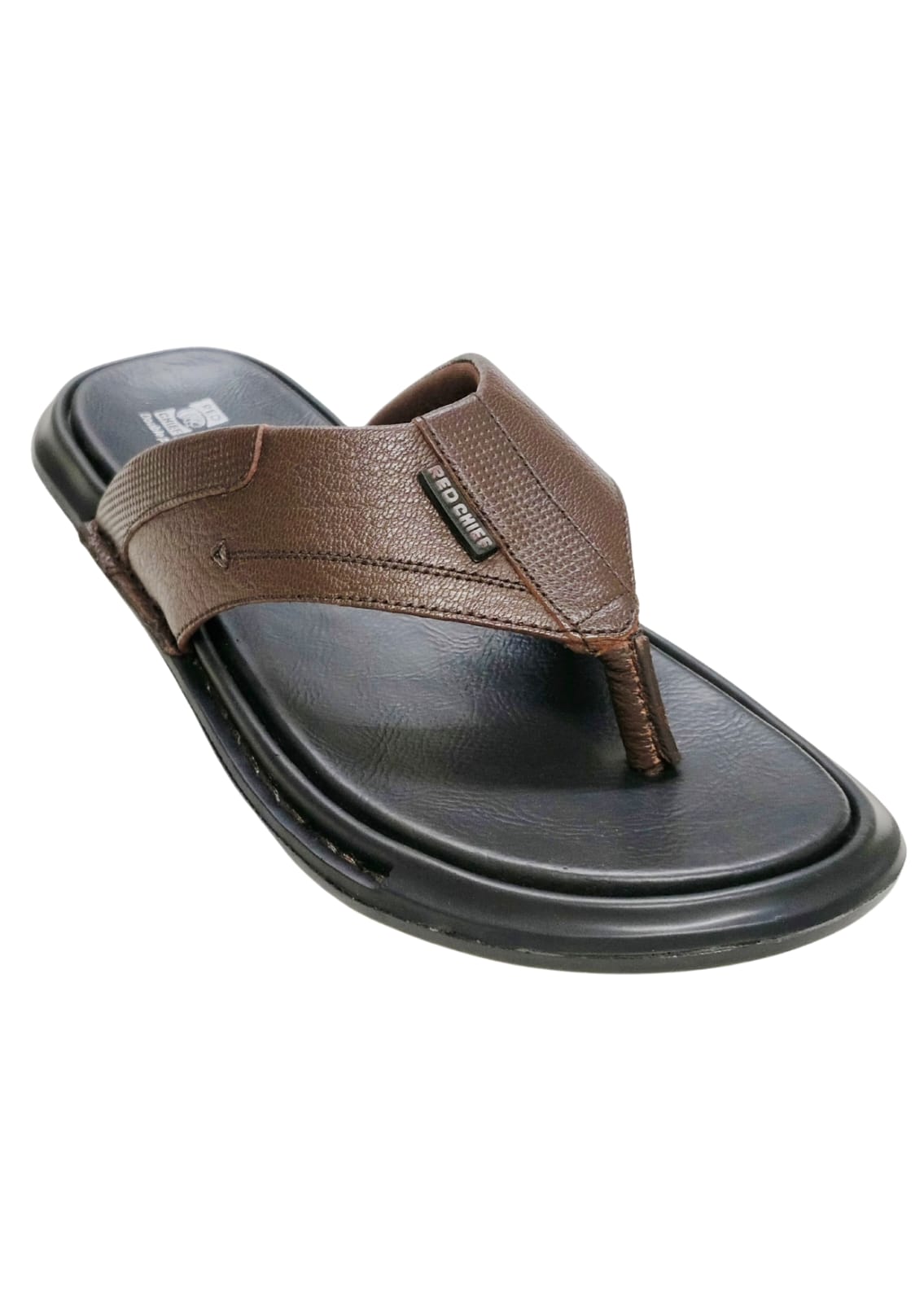 Men Brown Comfort Chappal