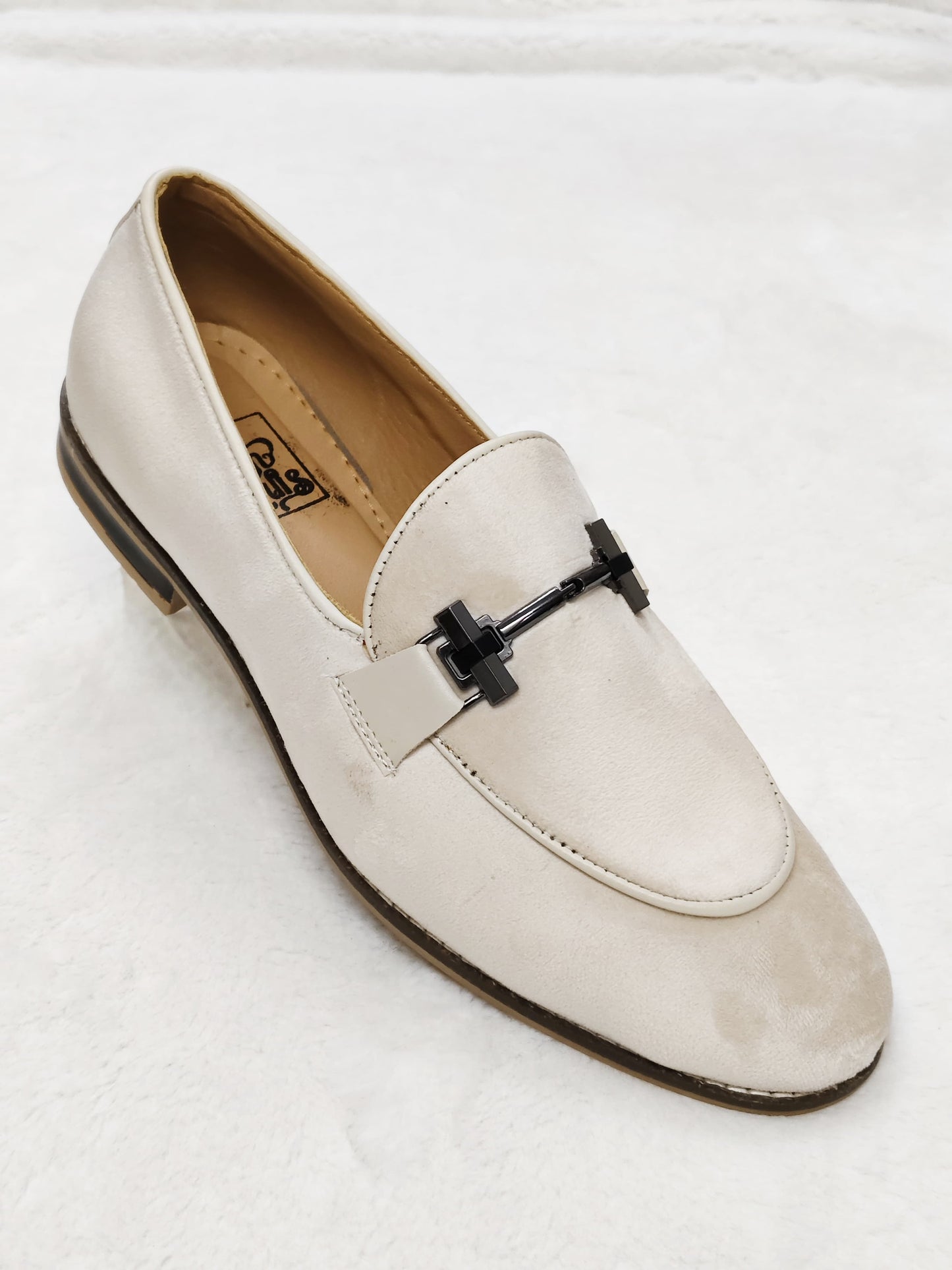 Men White Loafers