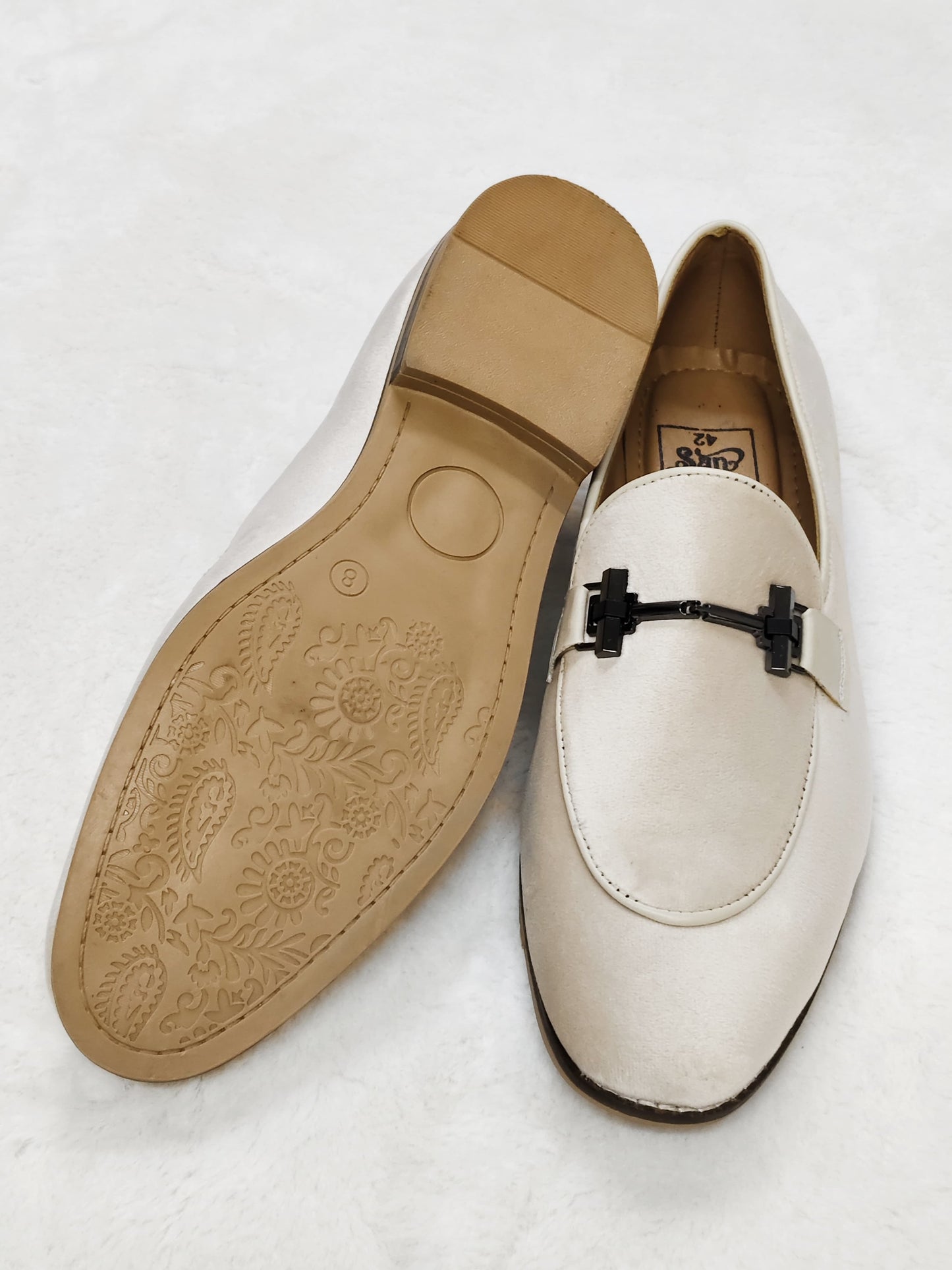 Men White Loafers
