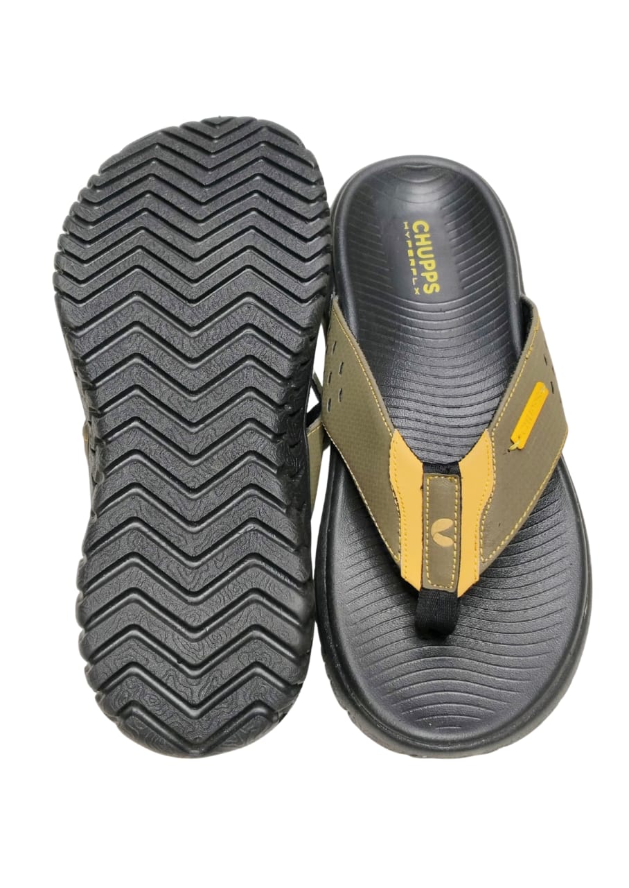 Men Yellow Slippers