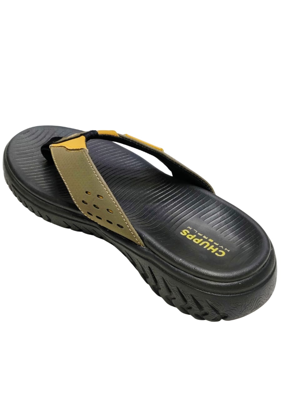 Men Yellow Slippers