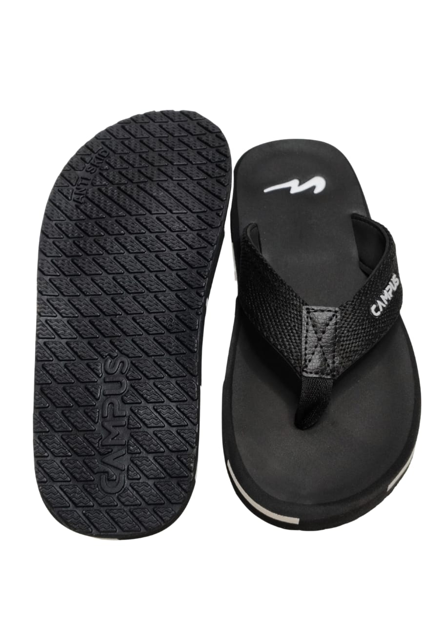 Men Black Slipper