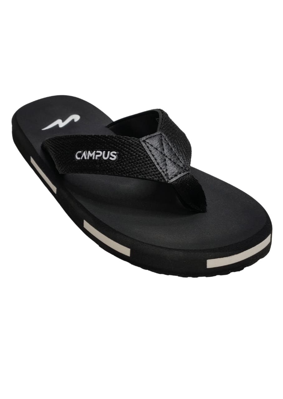 Men Black Slipper