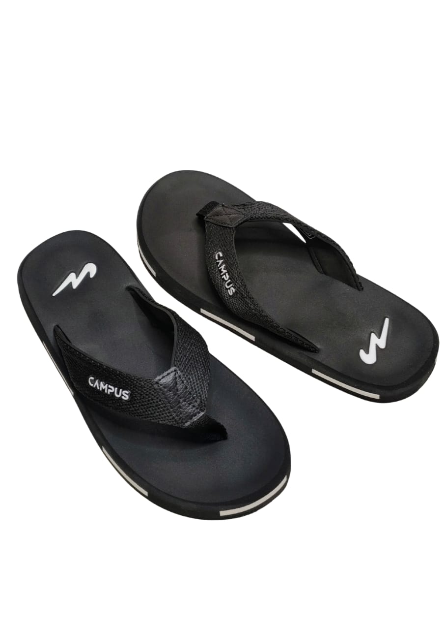 Men Black Slipper