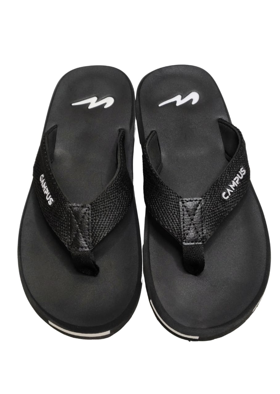 Men Black Slipper