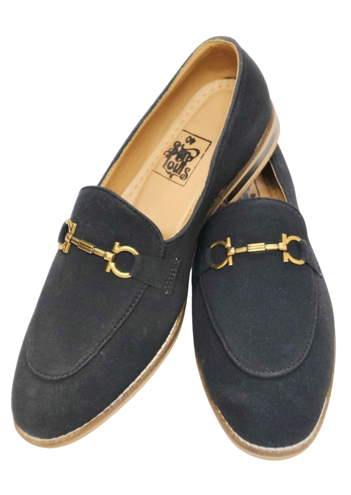 Men Black Loafers