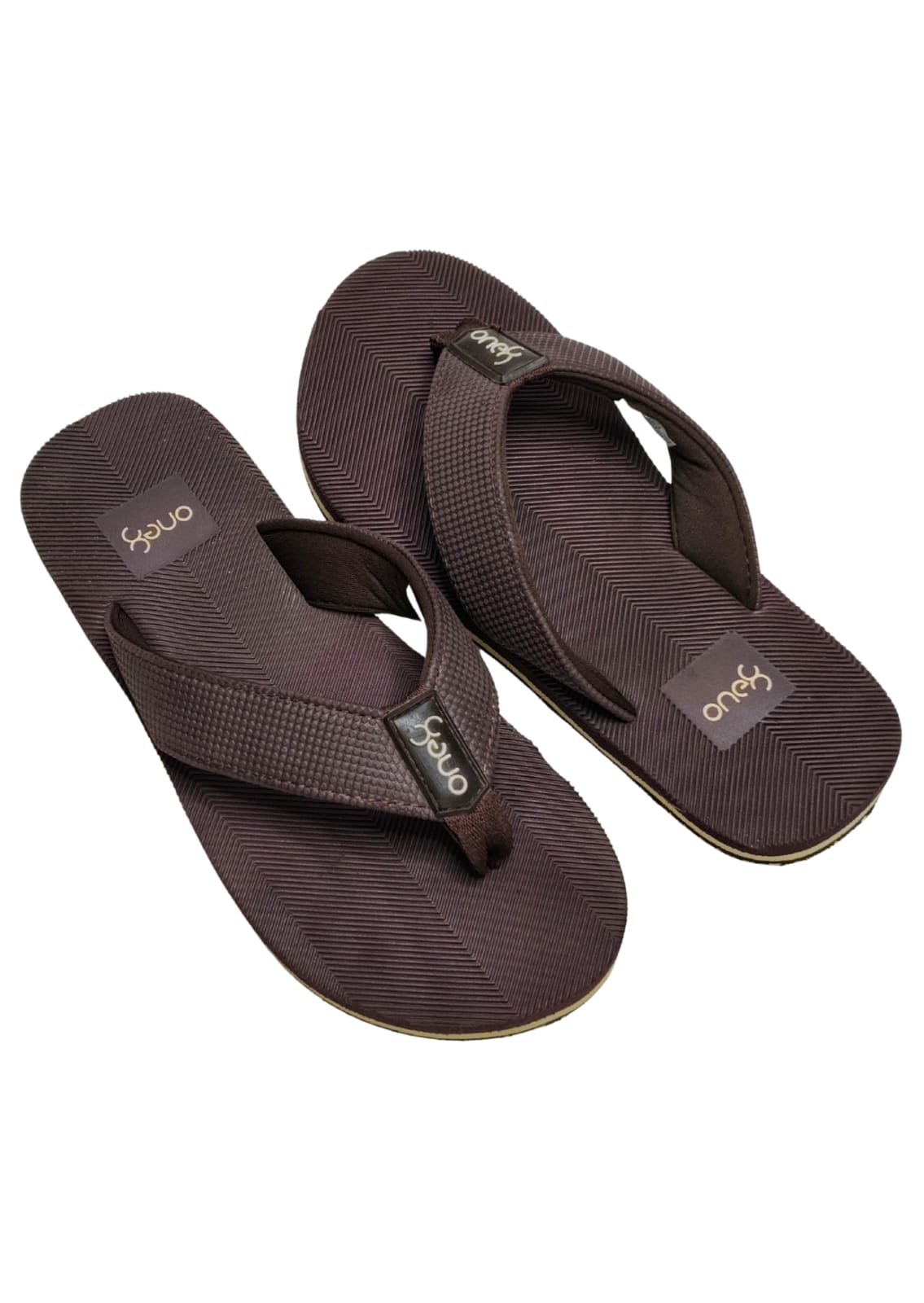 Men Brown/Blue Comfort Slippers